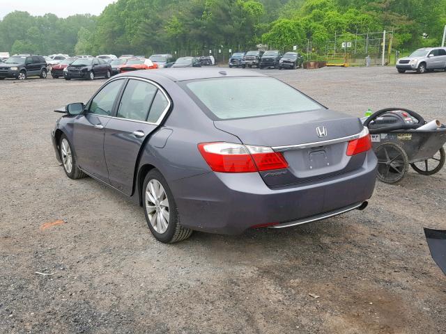 1HGCR2F86DA139658 - 2013 HONDA ACCORD EXL GRAY photo 3