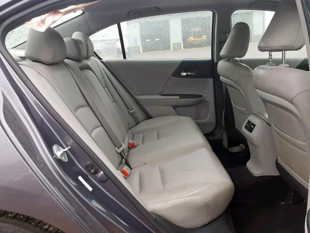 1HGCR2F86DA139658 - 2013 HONDA ACCORD EXL GRAY photo 6