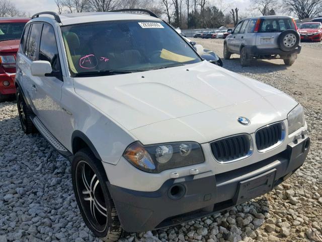 WBXPA73444WC41281 - 2004 BMW X3 2.5I WHITE photo 1