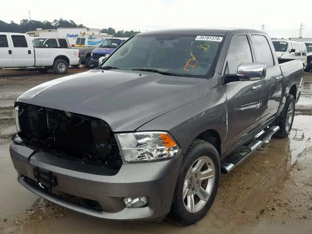 1C6RD6PT7CS324173 - 2012 DODGE RAM 1500 L GRAY photo 2