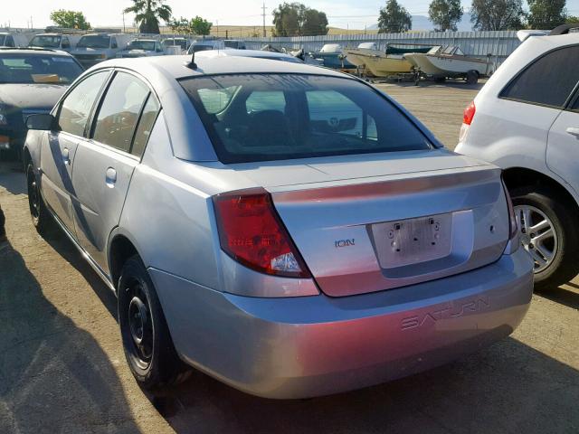 1G8AJ55F17Z197627 - 2007 SATURN ION LEVEL SILVER photo 3
