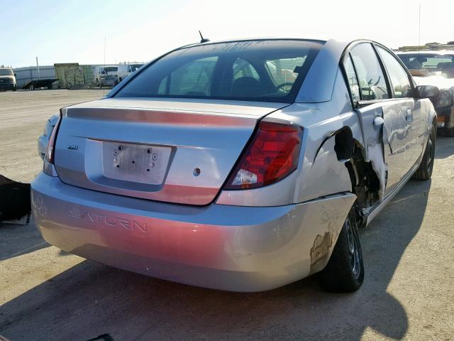 1G8AJ55F17Z197627 - 2007 SATURN ION LEVEL SILVER photo 4