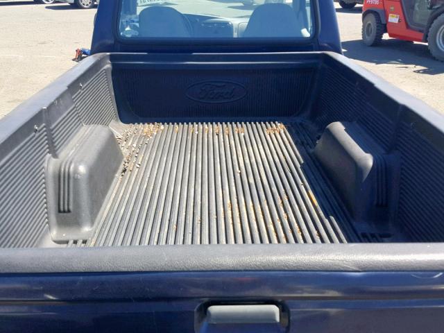 1FTCR10UXSUA38259 - 1995 FORD RANGER BLUE photo 6