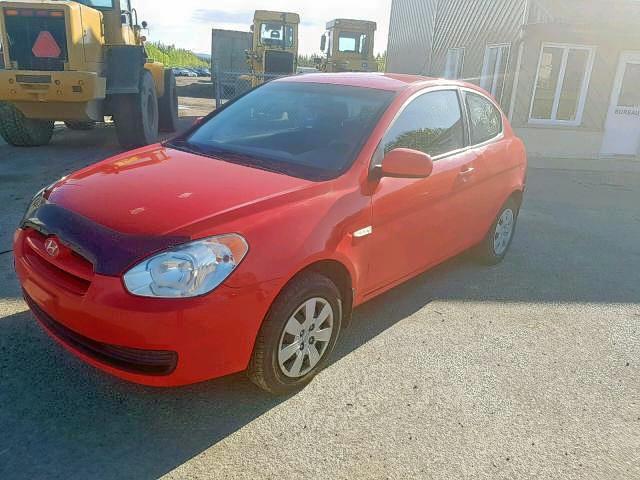 KMHCN3BC9AU171598 - 2010 HYUNDAI ACCENT SE RED photo 2