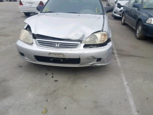 2HGEJ661XXH585960 - 1999 HONDA CIVIC BASE 银色 照片 9