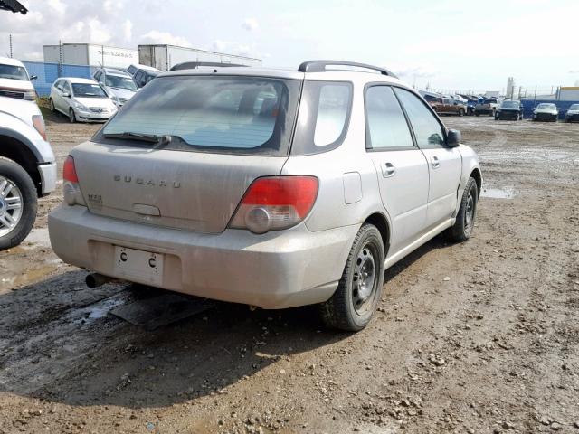 JF1GG65594H812587 - 2004 SUBARU IMPREZA TS SILVER photo 4