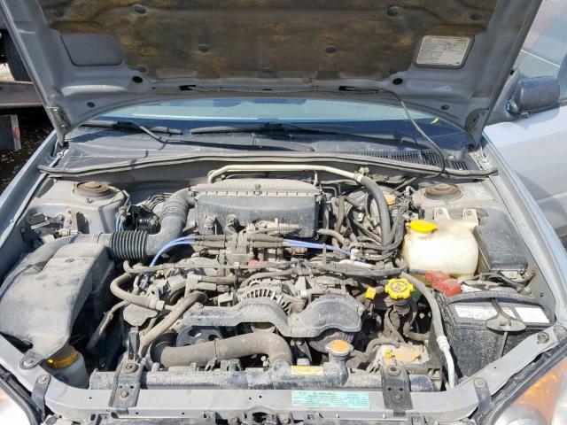 JF1GG65594H812587 - 2004 SUBARU IMPREZA TS SILVER photo 7