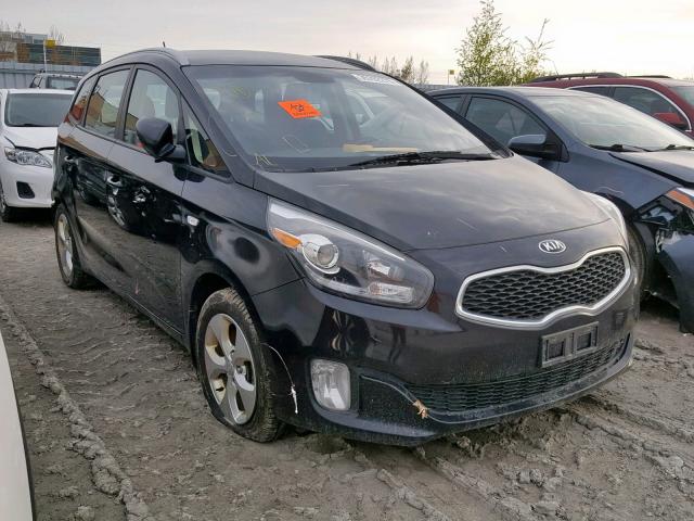 KNAHT8A35F7075596 - 2015 KIA RONDO BLACK photo 1