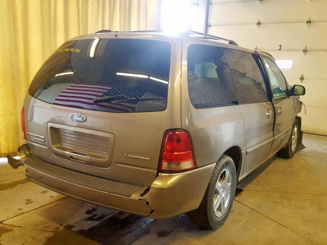 2FMDA58236BA11370 - 2006 FORD FREESTAR L BEIGE photo 4