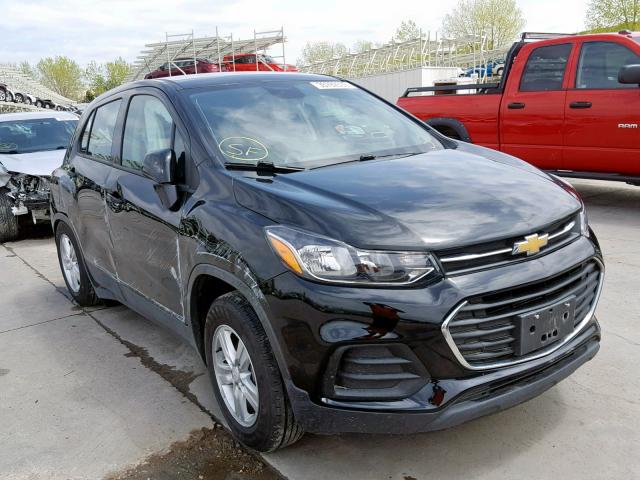 3GNCJNSB7JL277360 - 2018 CHEVROLET TRAX LS BLACK photo 1