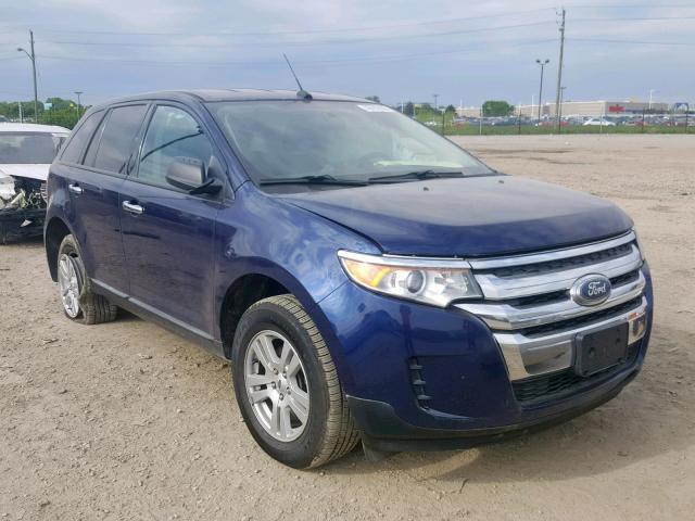 2FMDK3GC1BBA93511 - 2011 FORD EDGE SE BLUE photo 1