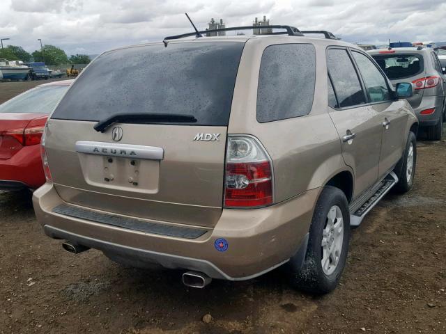 2HNYD18614H541625 - 2004 ACURA MDX TOURIN GOLD photo 4