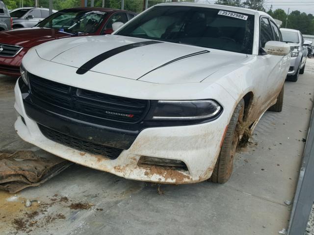 2C3CDXCT4FH754088 - 2015 DODGE CHARGER R/ WHITE photo 2