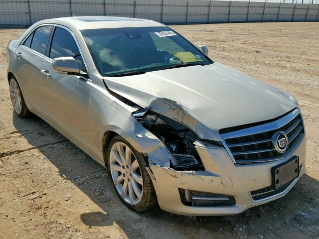 1G6AE5S33D0145875 - 2013 CADILLAC ATS PREMIU BEIGE photo 1