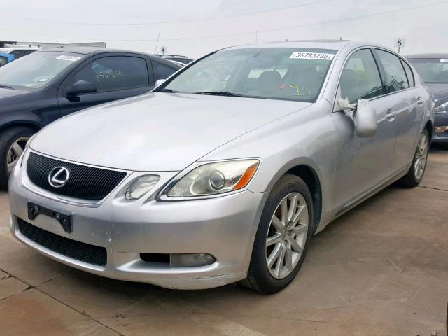 JTHBH96S265015284 - 2006 LEXUS GS 300 SILVER photo 2