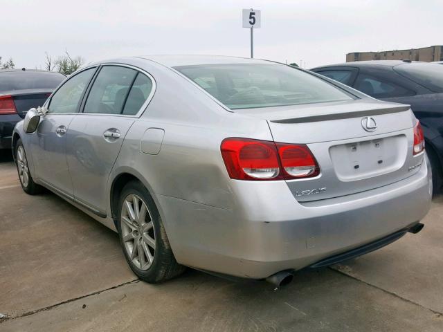 JTHBH96S265015284 - 2006 LEXUS GS 300 SILVER photo 3