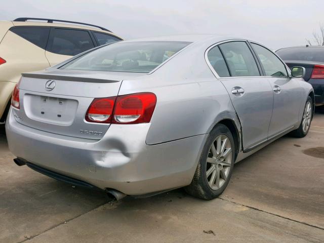 JTHBH96S265015284 - 2006 LEXUS GS 300 SILVER photo 4