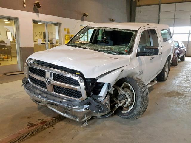 1C6RR7GP9DS659611 - 2013 RAM 1500 SLT WHITE photo 2