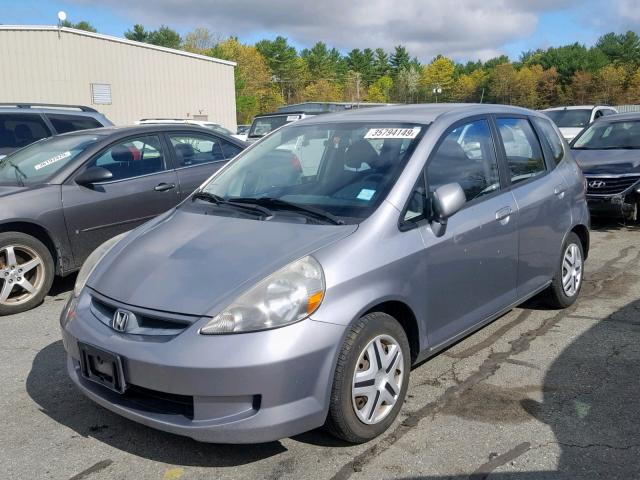 JHMGD38408S029928 - 2008 HONDA FIT SILVER photo 2