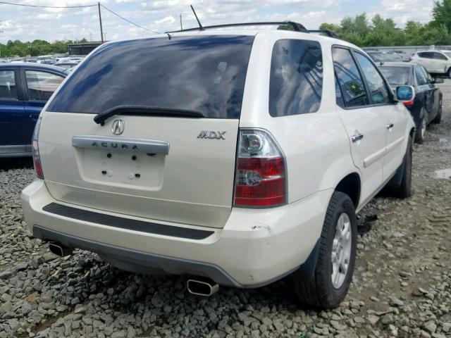 2HNYD18854H555982 - 2004 ACURA MDX TOURIN WHITE photo 4