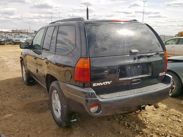 1GKDT13S642336374 - 2004 GMC ENVOY BLACK photo 3