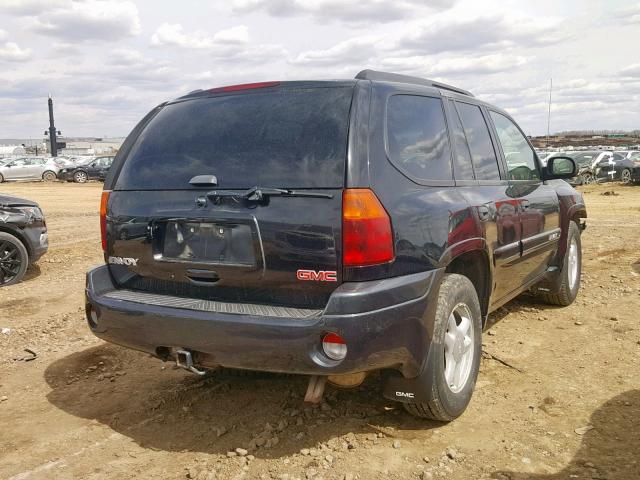 1GKDT13S642336374 - 2004 GMC ENVOY BLACK photo 4