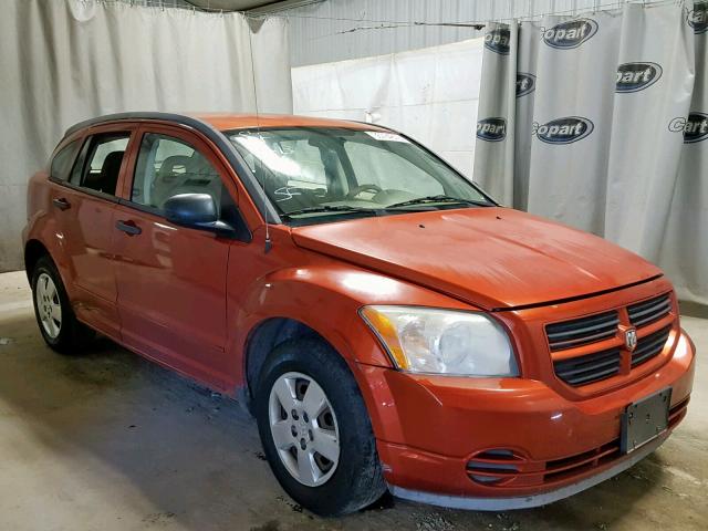 1B3HB28B47D177699 - 2007 DODGE CALIBER ORANGE photo 1