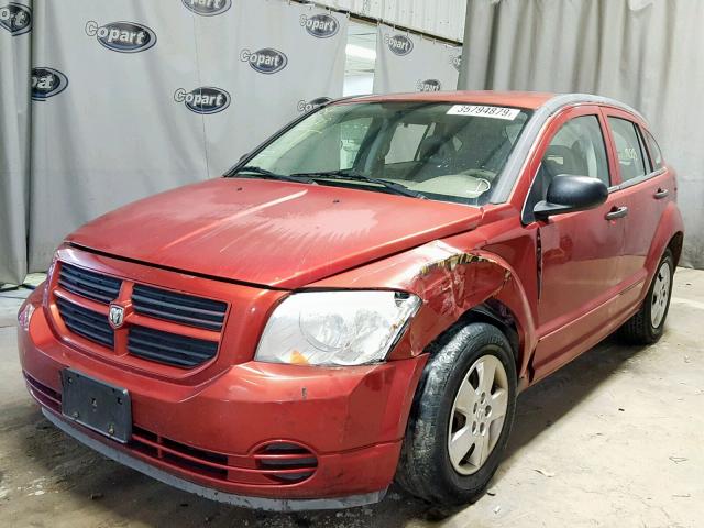 1B3HB28B47D177699 - 2007 DODGE CALIBER ORANGE photo 2