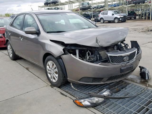 KNAFU4A21B5457618 - 2011 KIA FORTE EX SILVER photo 1