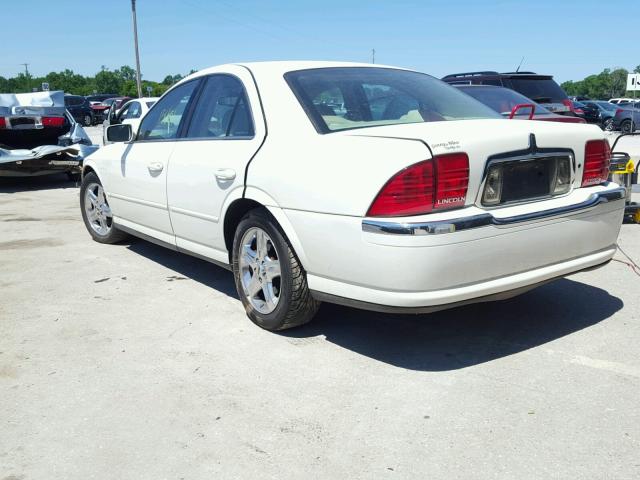 1LNHM87A92Y686818 - 2002 LINCOLN LS أبيض صورة 3