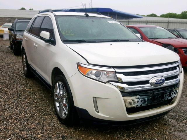 2FMDK3J92CBA25703 - 2012 FORD EDGE SEL WHITE photo 1