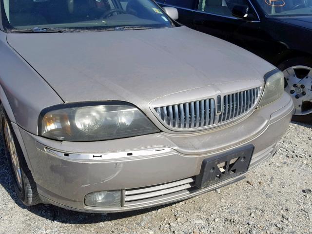 1LNHM86S24Y631852 - 2004 LINCOLN LS GRAY photo 9