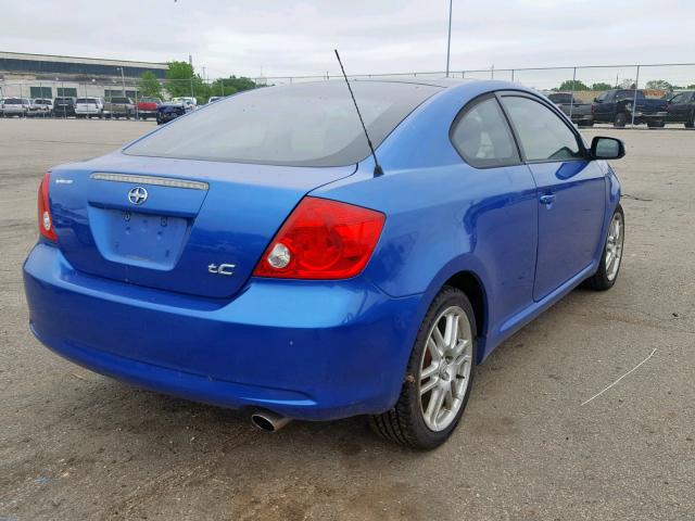 JTKDE167460129700 - 2006 TOYOTA SCION TC ლურჯი ფოტო 4