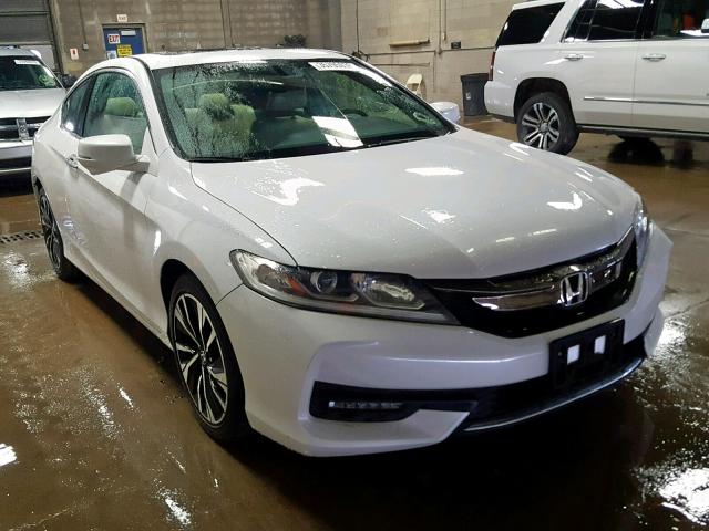 1HGCT1B82GA006515 - 2016 HONDA ACCORD EXL WHITE photo 1