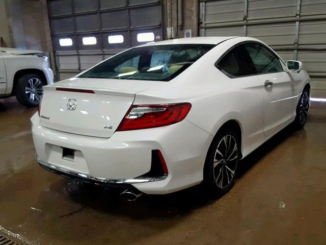 1HGCT1B82GA006515 - 2016 HONDA ACCORD EXL WHITE photo 4