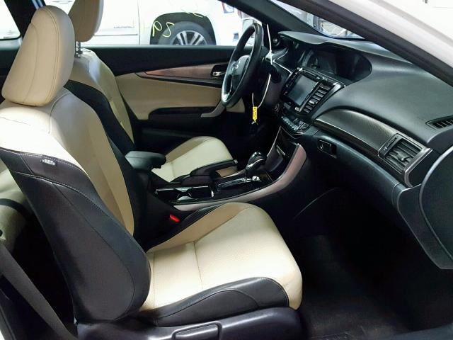 1HGCT1B82GA006515 - 2016 HONDA ACCORD EXL WHITE photo 5