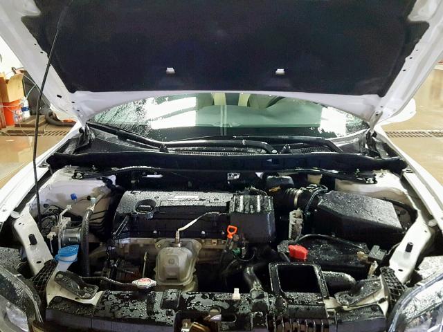 1HGCT1B82GA006515 - 2016 HONDA ACCORD EXL WHITE photo 7