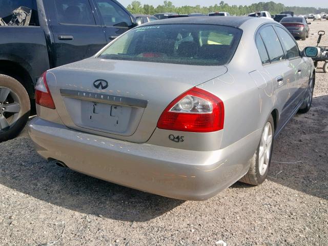 JNKBF01A32M006951 - 2002 INFINITI Q45 SILVER photo 4