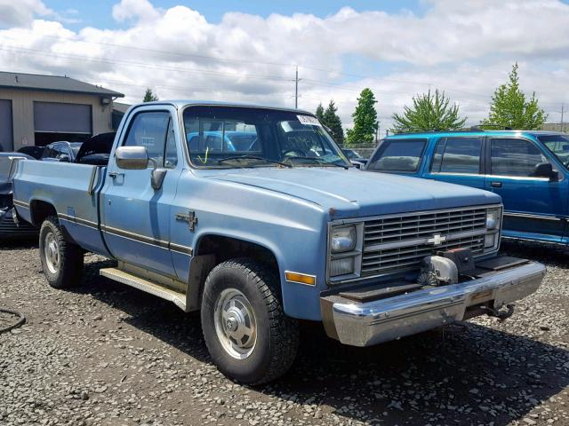 2GCGK24M8E1194449 - 1984 CHEVROLET K20 BLUE photo 1