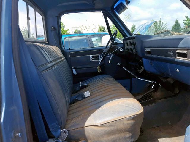 2GCGK24M8E1194449 - 1984 CHEVROLET K20 BLUE photo 5