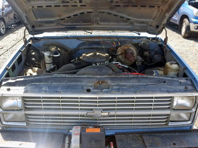 2GCGK24M8E1194449 - 1984 CHEVROLET K20 BLUE photo 7