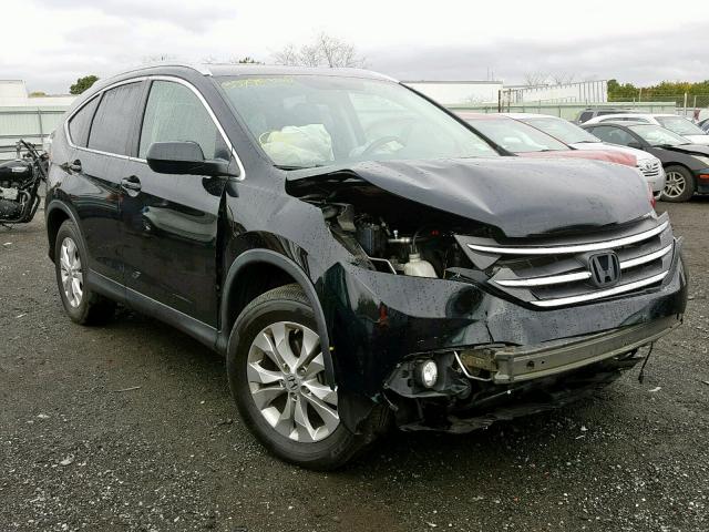 5J6RM4H72CL001880 - 2012 HONDA CR-V EXL BLACK photo 1