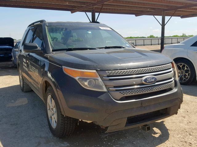 1FM5K7B80EGB17552 - 2014 FORD EXPLORER BLACK photo 1