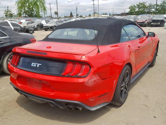 1FATP8FF7J5142598 - 2018 FORD MUSTANG GT RED photo 4