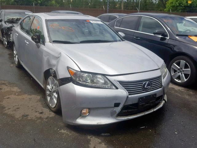 JTHBW1GGXD2033127 - 2013 LEXUS ES 300H SILVER photo 1