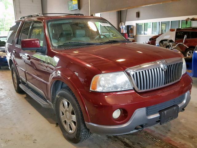 5LMFU28R74LJ19903 - 2004 LINCOLN NAVIGATOR 勃艮第红 照片 1