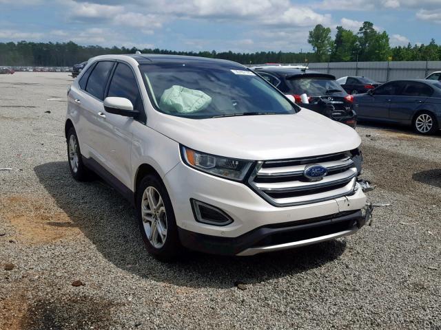 2FMPK3K97HBC34888 - 2017 FORD EDGE TITAN WHITE photo 1