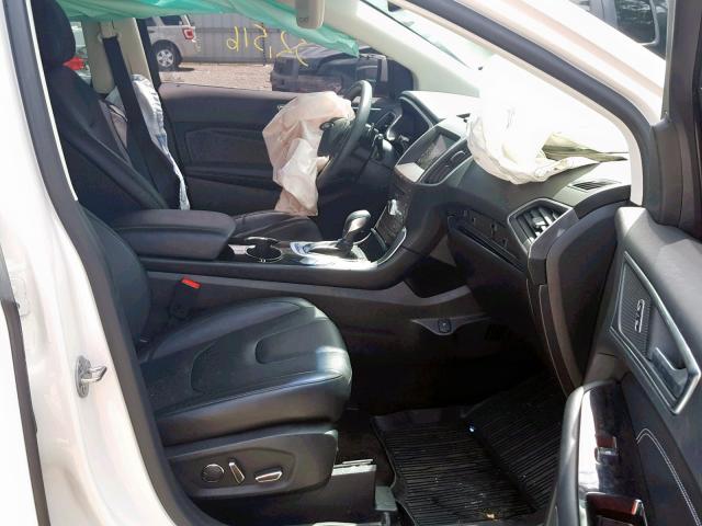 2FMPK3K97HBC34888 - 2017 FORD EDGE TITAN WHITE photo 5