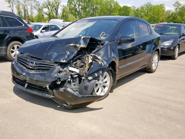 3N1AB6AP9AL689704 - 2010 NISSAN SENTRA 2.0 BLACK photo 2