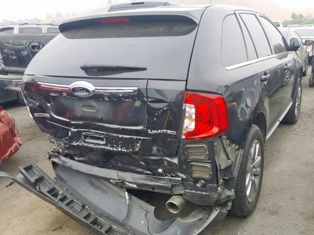 2FMDK3KC4EBA11590 - 2014 FORD EDGE LIMIT BLACK photo 4